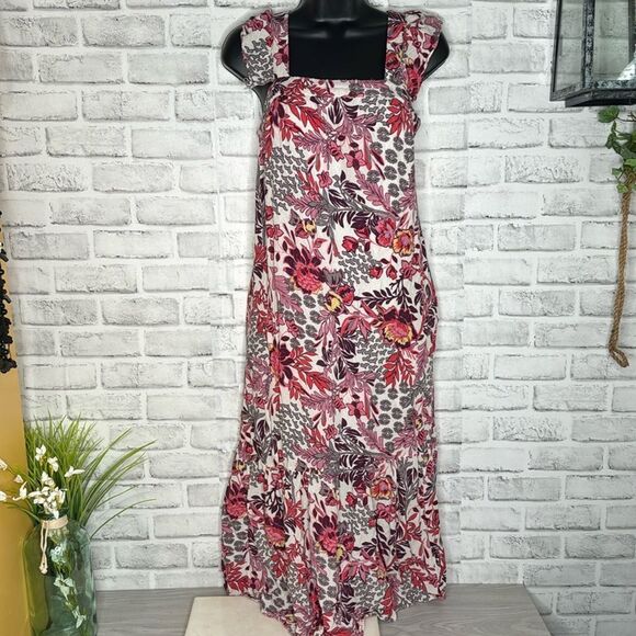 Knox Rose Boho Hippie Ruffled Dress Size XS - Picture 1 of 6